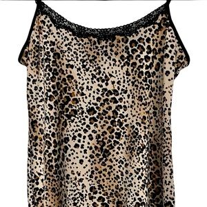 Jockey Animal Print Camisole Size Large